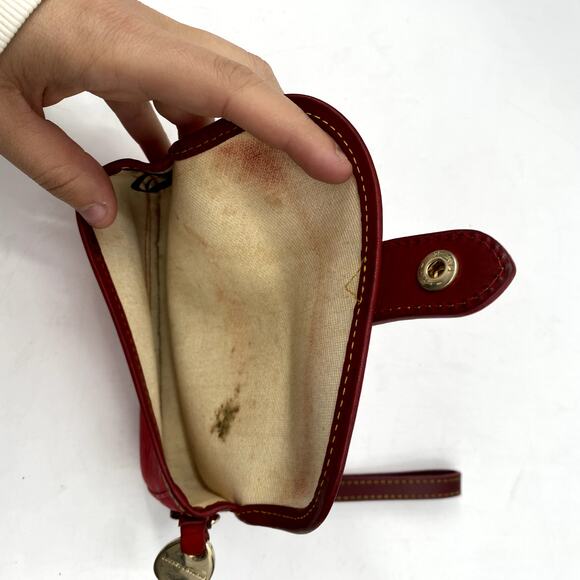 Dooney & Bourke Red Textured Wristlet - Picture 4 of 5